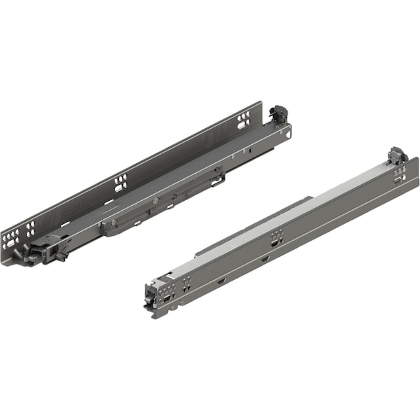 Blum 12in Soft-Close Full Extension Zinc Movento Drawer Slide, 125 lbs Weight Rating, PR 763H3050S - main